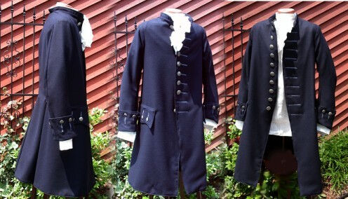 1790's Civilian Style Wool Coat