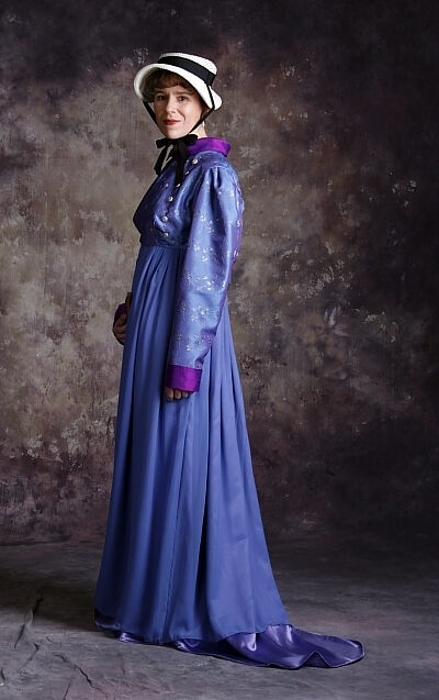 Custom Jane Austen style gown and Spencer Jacket