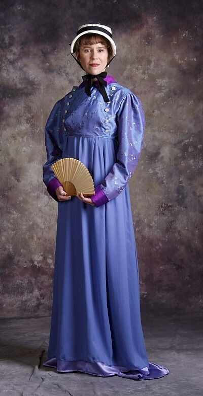 Custom Jane Austen style gown and Spencer Jacket