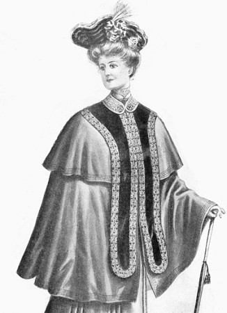 December 1904 Stylish Cloak