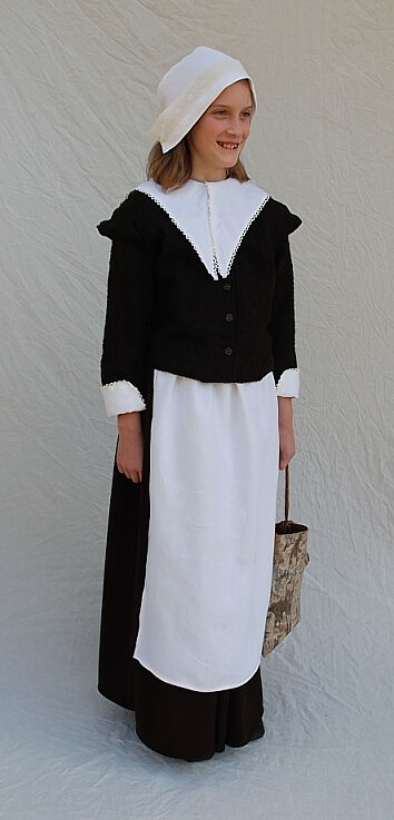 Pilgrim Girl Outfit for Book Cover