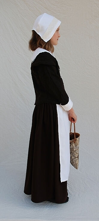 Pilgrim Girl Outfit for Book Cover