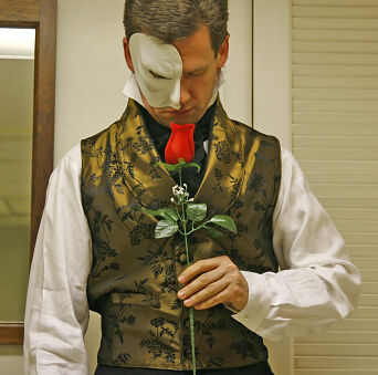 Phantom of the Opera inspired waistcoat, shirt and cravat