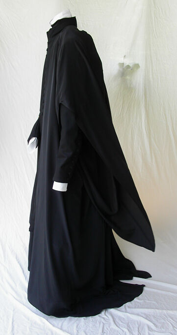 Potions Master Inspired Ensemble with Silk Robe Side View