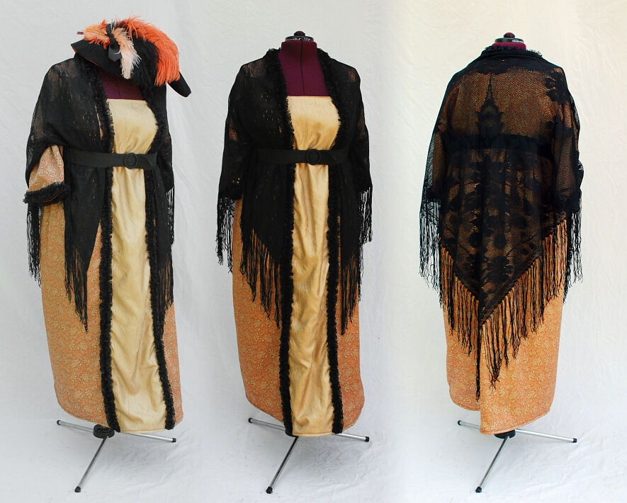 1918 Style Pumpkin Witch Costume