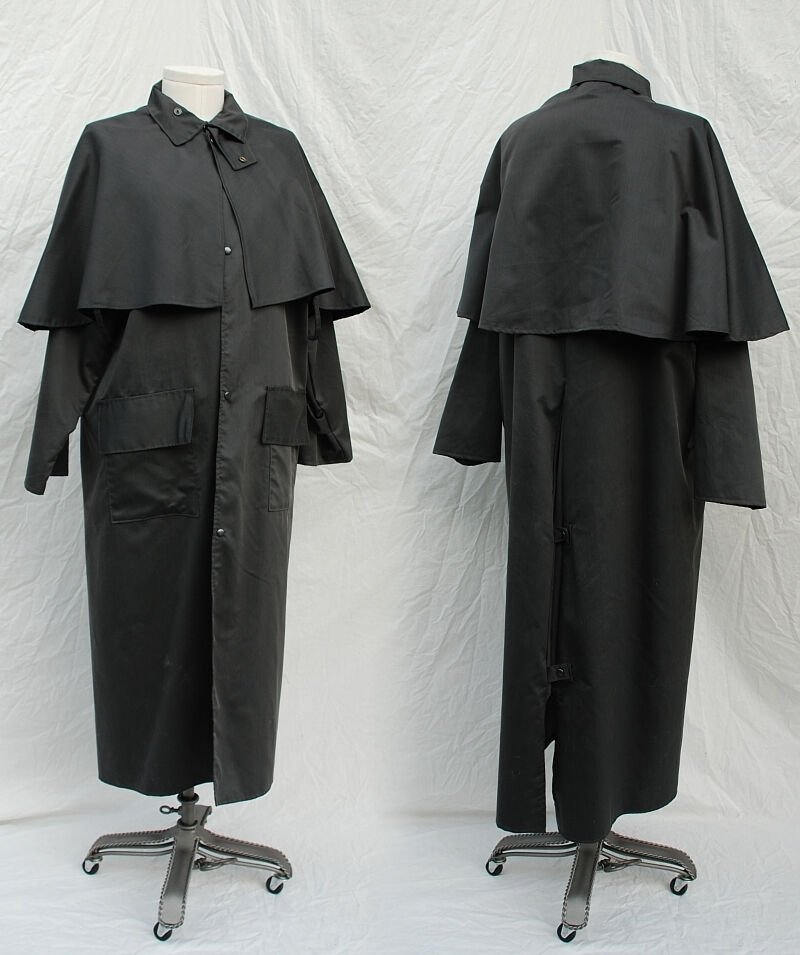Screen Used Charcoal Twill Duster