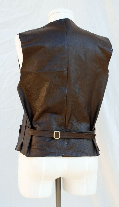 The Mechanic Leather Steampunk Vest
