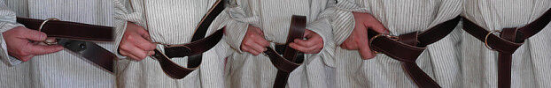 Leather Ring Belt Tutorial - How to tie a leather ring belt!