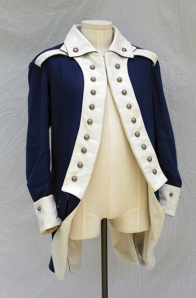 Blue & Cream Revolutionary War Coat