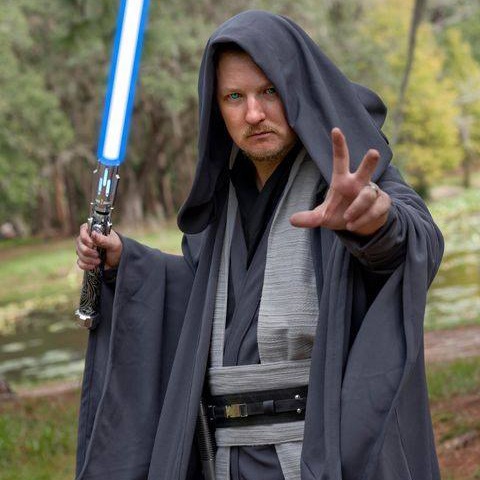 Christopher's Custom Grey Jedi Costume