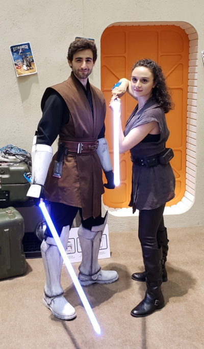 Caesare and Brie Custom Jedi Costumes