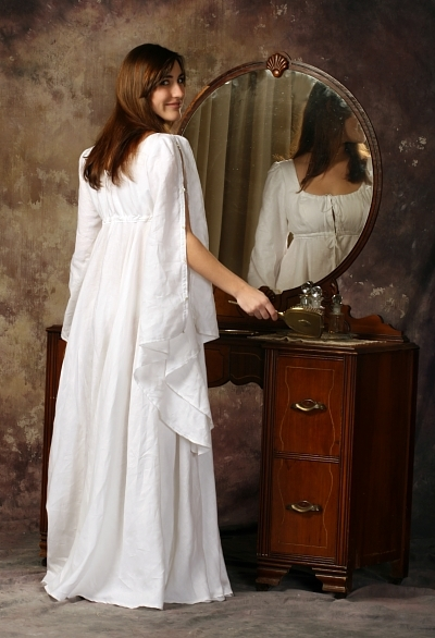 Linen Romantic Nightgown