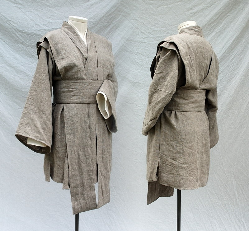 Mace Windu style outfit in linen and cotton