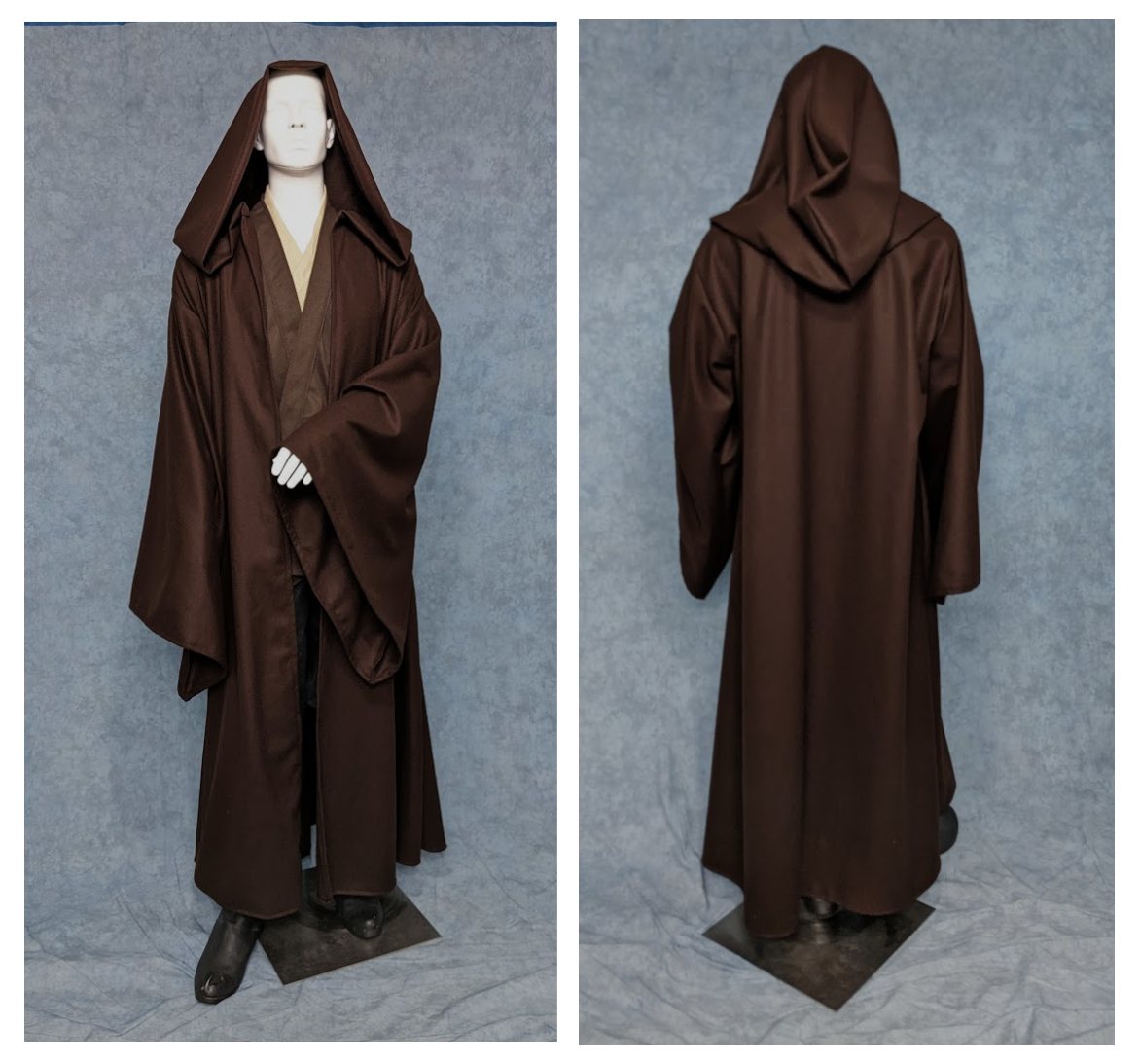 Jedi robes, brown wool example